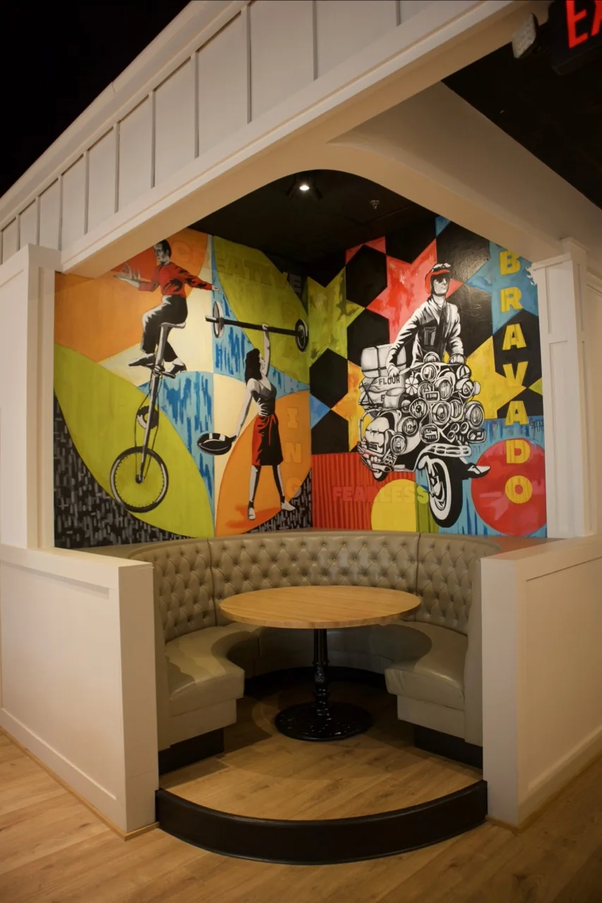 Bravado mural